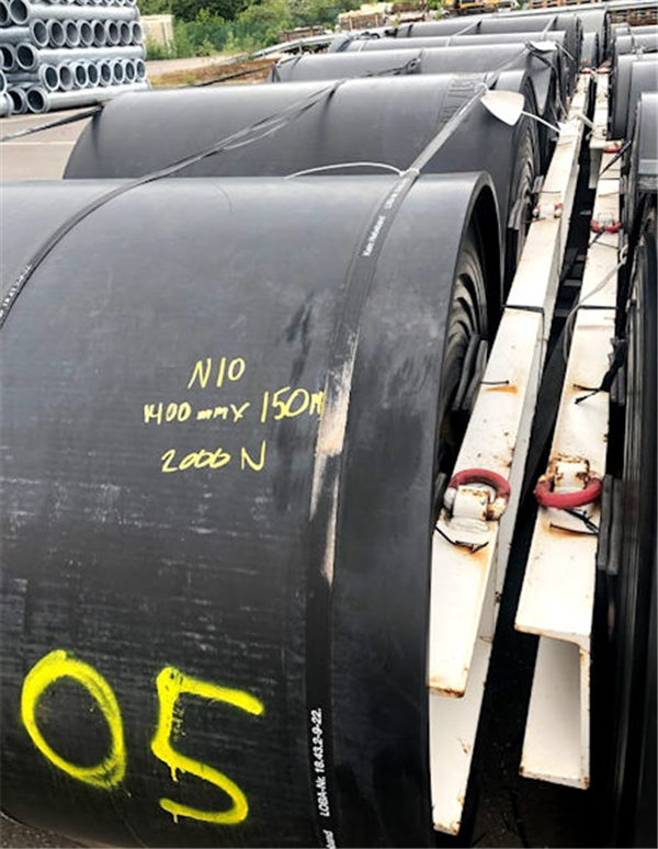 12,606.5' L Of Unused/new Fenner Dunlop Conveyor Belting, 1400mm W X 3842m L (approx. 55" W X 12,606.5' L))